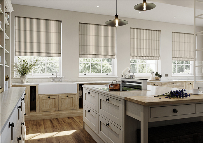 The British Stripe Co. Mary, Teignbridge No.1 - Roman Blind - Image 6